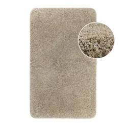 Badteppich Hell Taupe