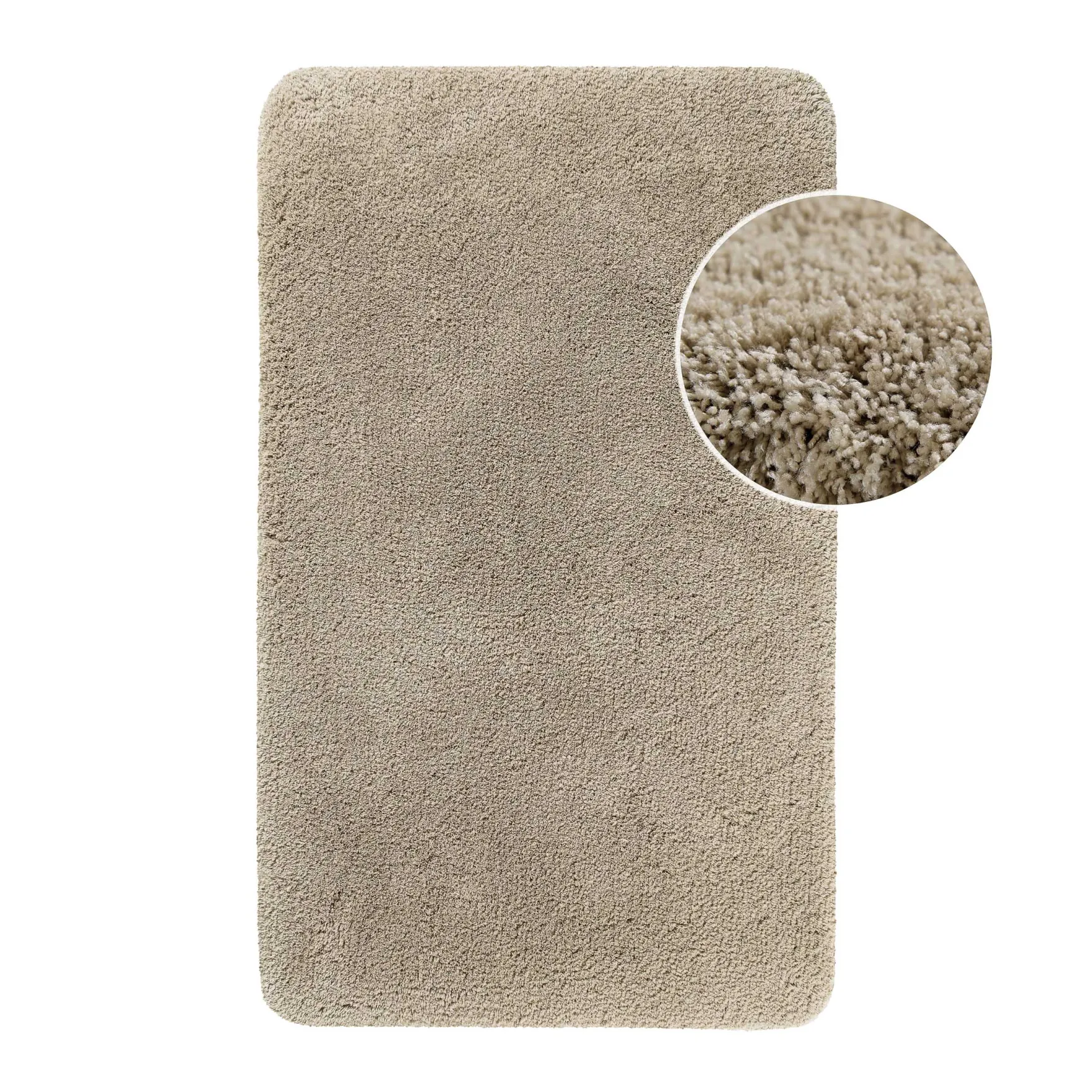 Badteppich Hell Taupe "Porto Azzurro" Homie Living