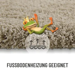 Badteppich Hell Taupe
