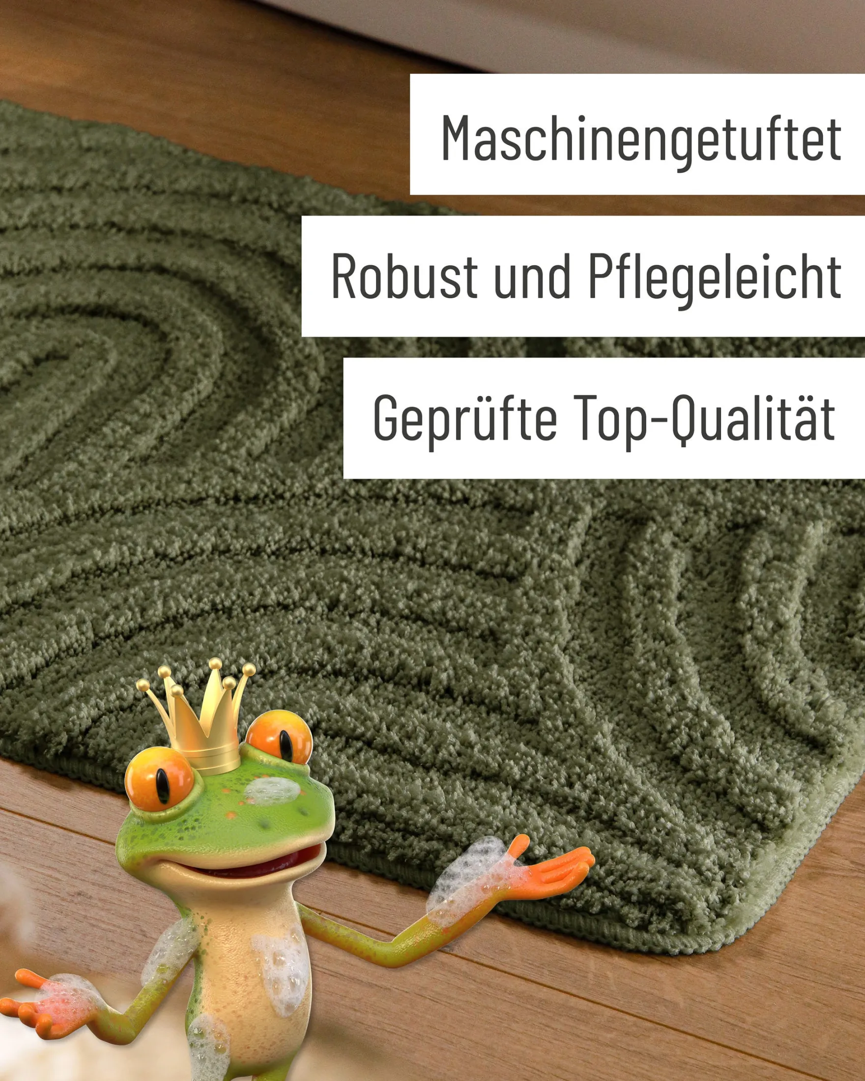 Badteppich Kiefer Grün "Fiete" WECONhome