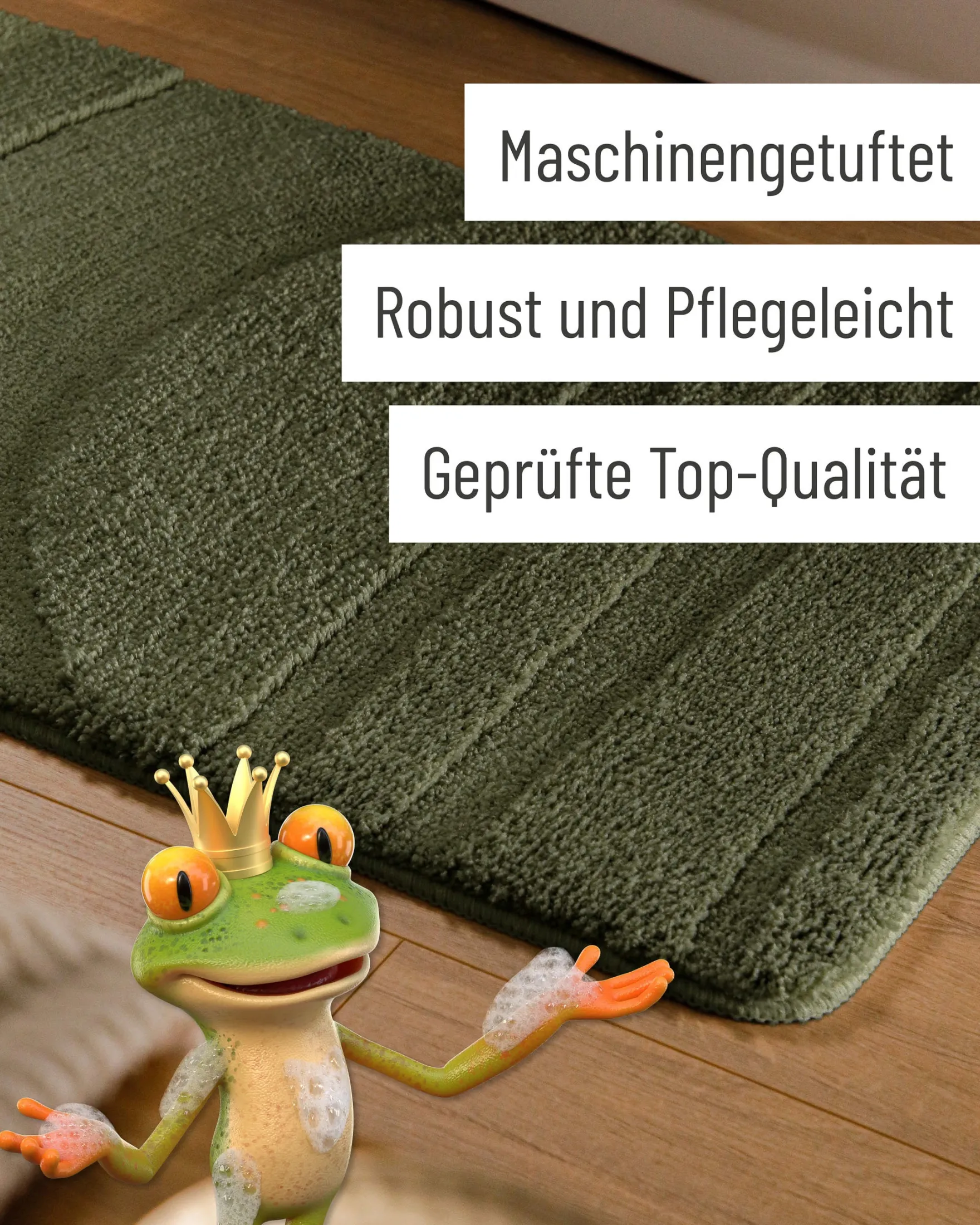 Badteppich Kiefer Grün "Marc" WECONhome