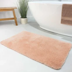Badteppich Lachs Rosa "Porto Azzurro" Homie Living