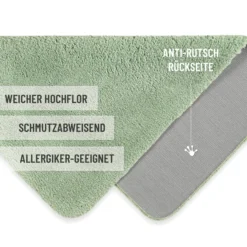 Badteppich Lind Grün 