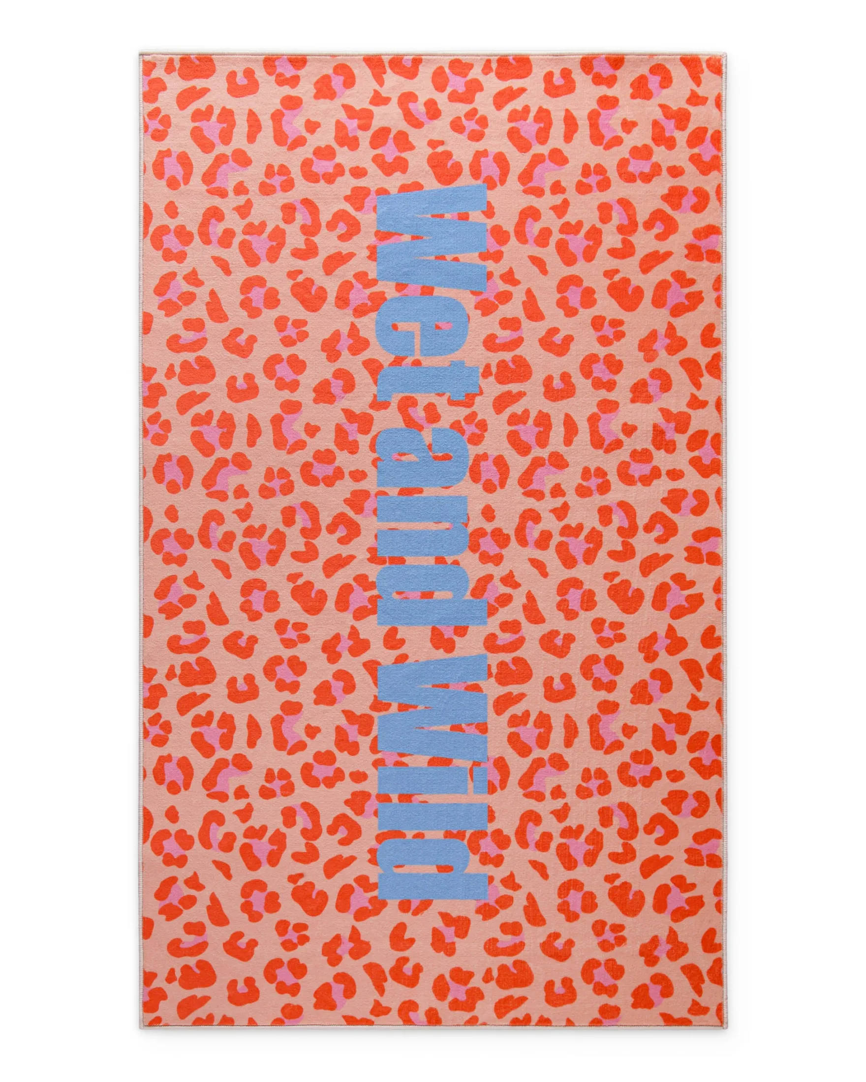 Badteppich mit buntem Leo Print "WetAndWild" WECONhome