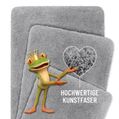Badteppich Mittel Grau