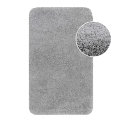 Badteppich Mittel Grau