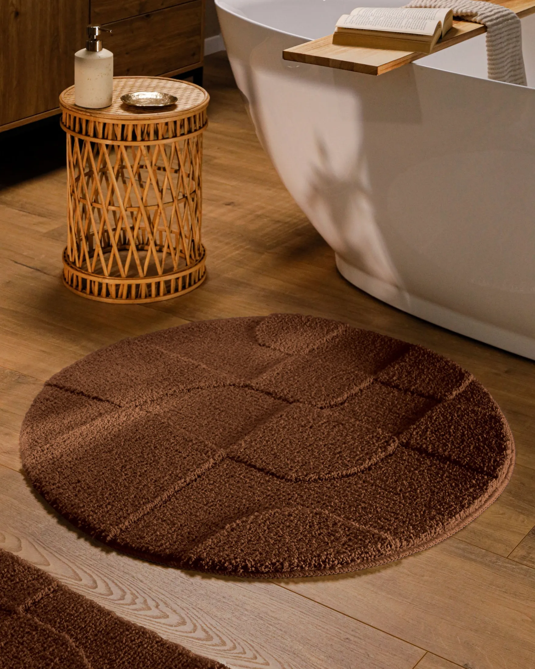 Badteppich Nuss Braun "Davie" WECONhome