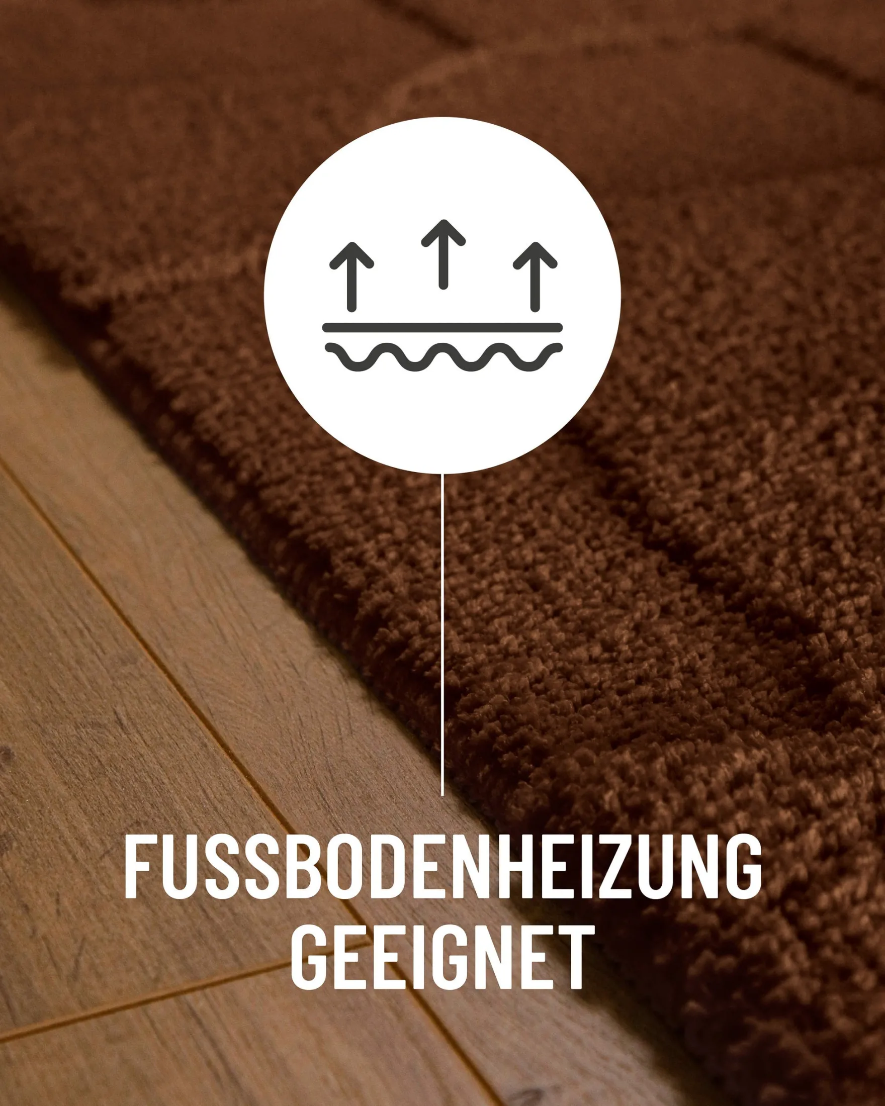 Badteppich Nuss Braun "Davie" WECONhome