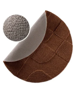 Badteppich Nuss Braun