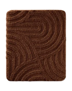 Badteppich Nuss Braun