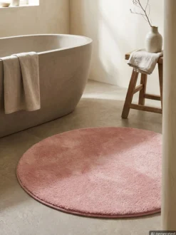 Badteppich Puder Rosa