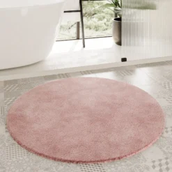 Badteppich Puder Rosa