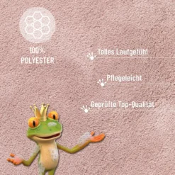 Badteppich Puder Rosa