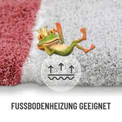 Badteppich Puder Rosa
