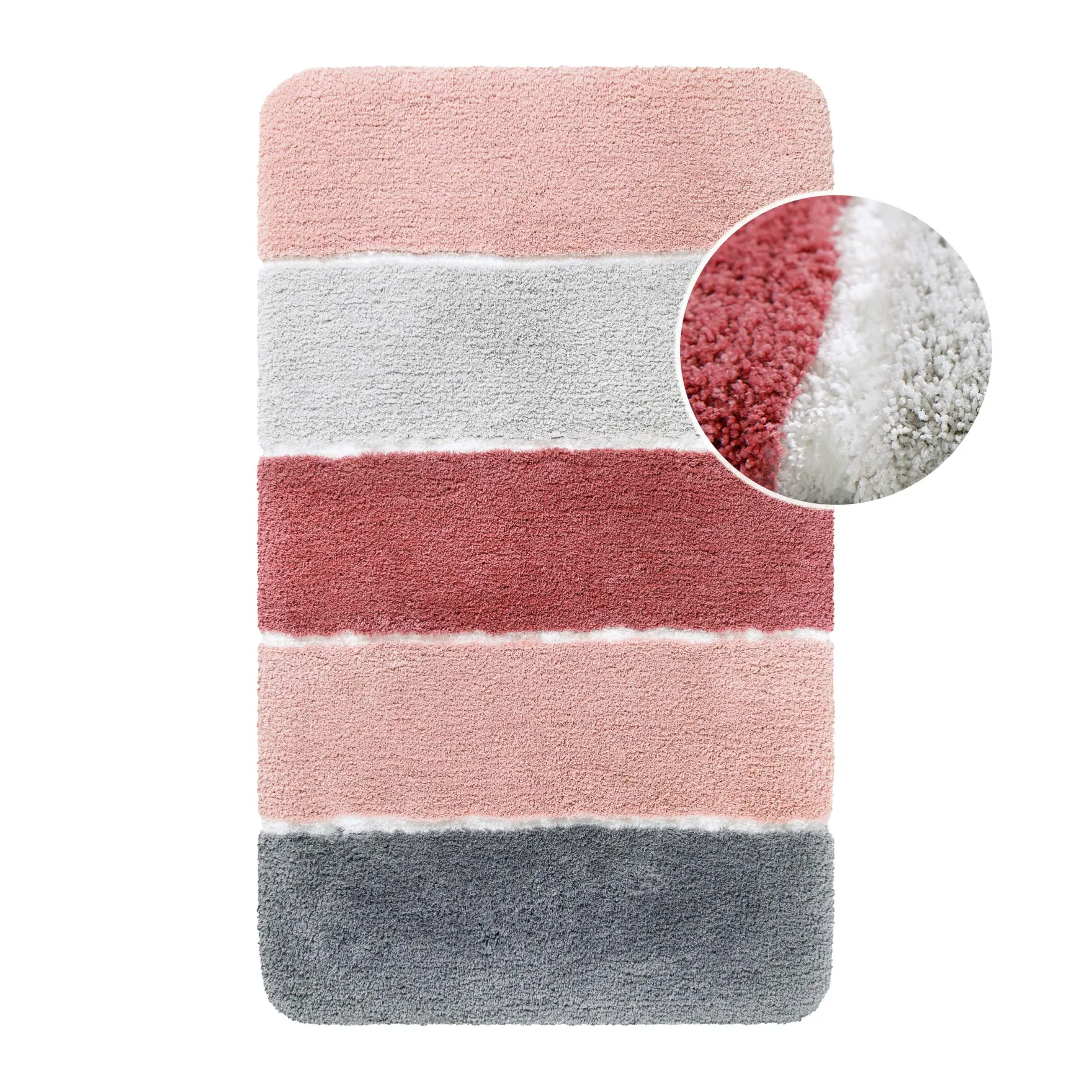 Badteppich Puder Rosa "Rio Marina" Homie Living