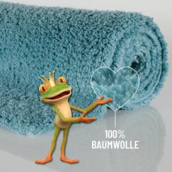 Badteppich Rauch Blau