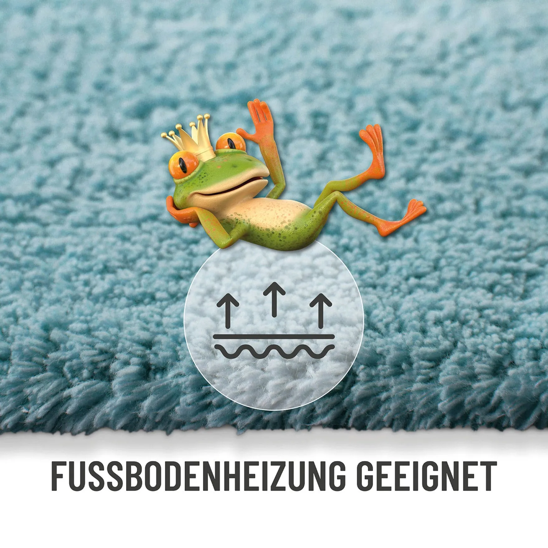 Badteppich Rauch Blau "Erik" WECONhome Basics