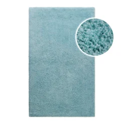 Badteppich Rauch Blau