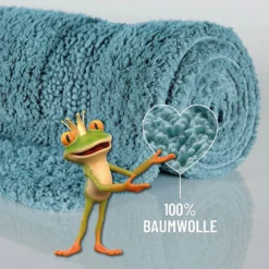 Badteppich Rauch Blau