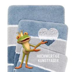 Badteppich Rauch Blau