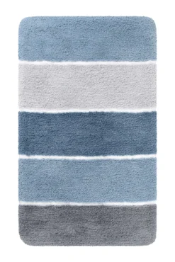 Badteppich Rauch Blau