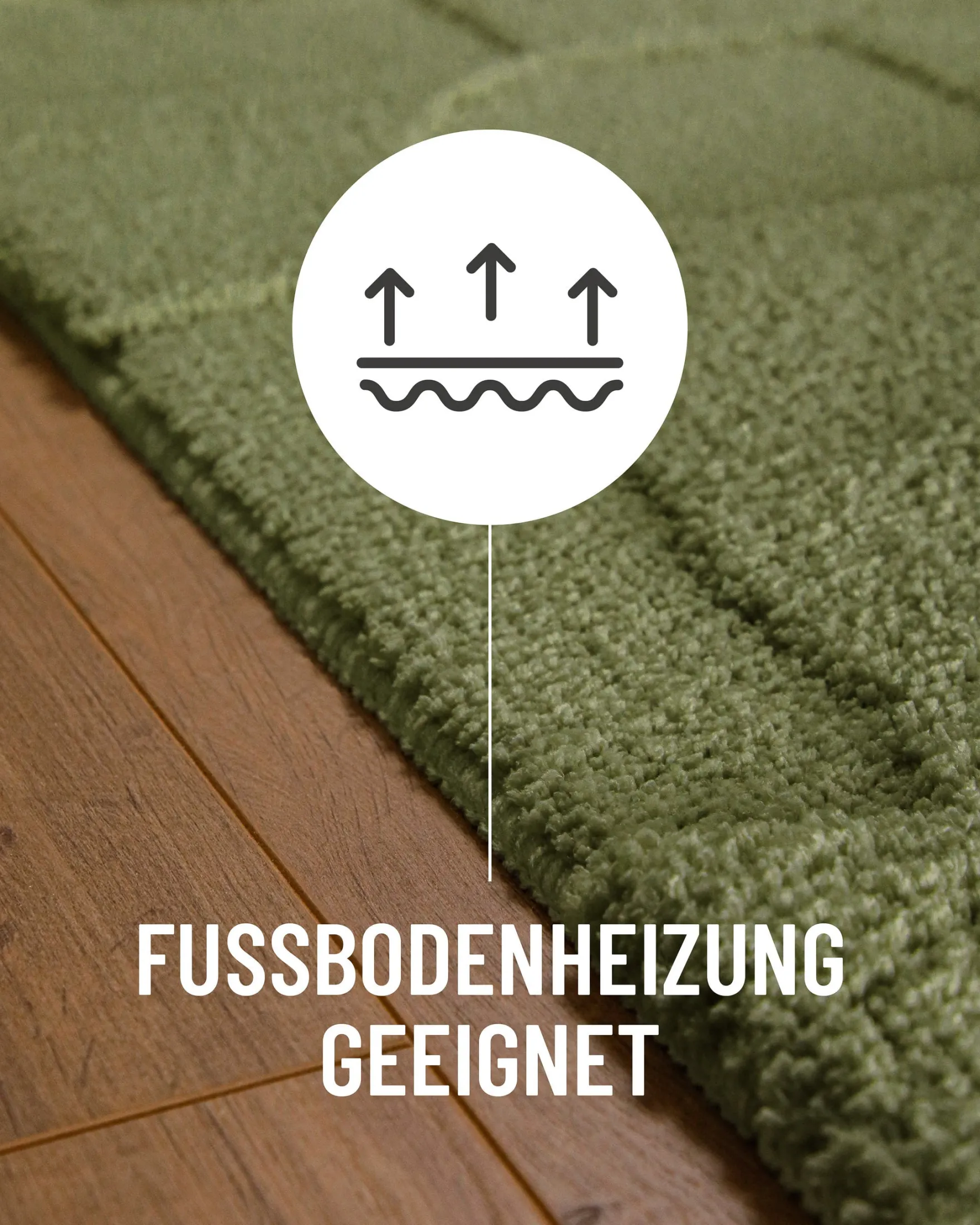 Badteppich Reseda Grün "Davie" WECONhome