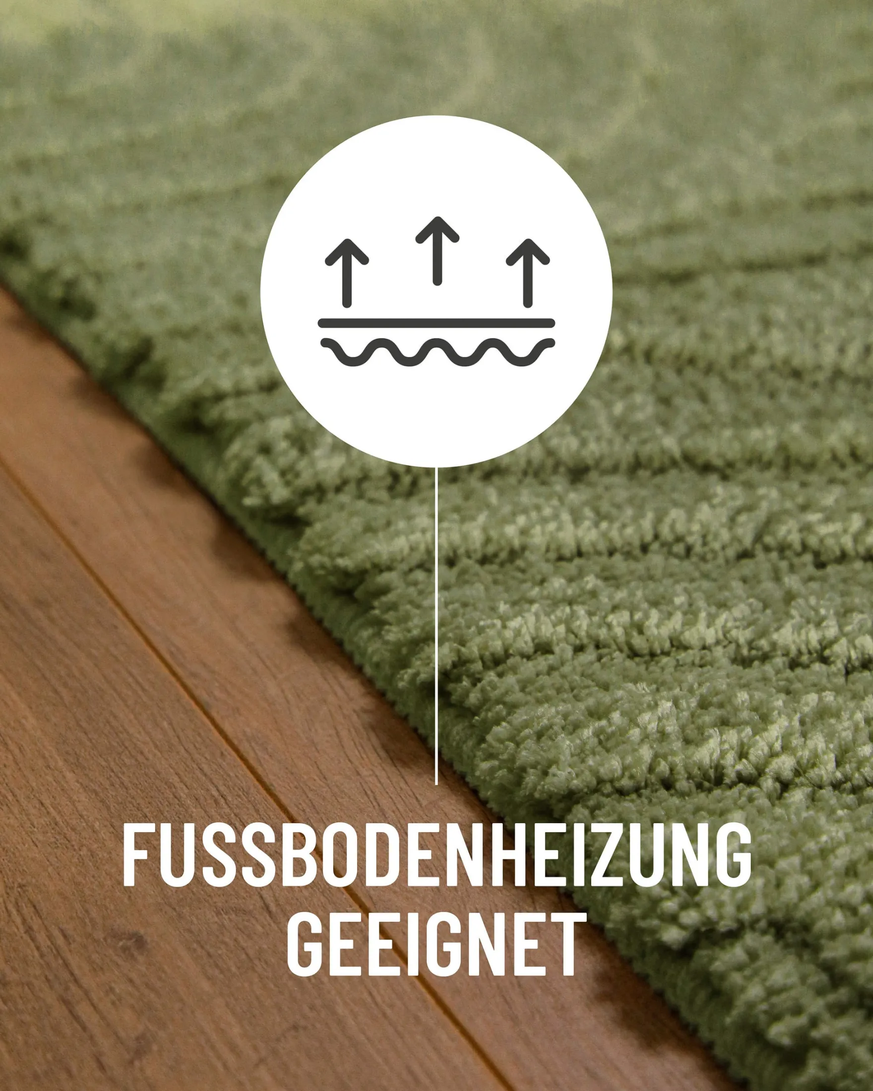 Badteppich Reseda Grün "Fiete" WECONhome