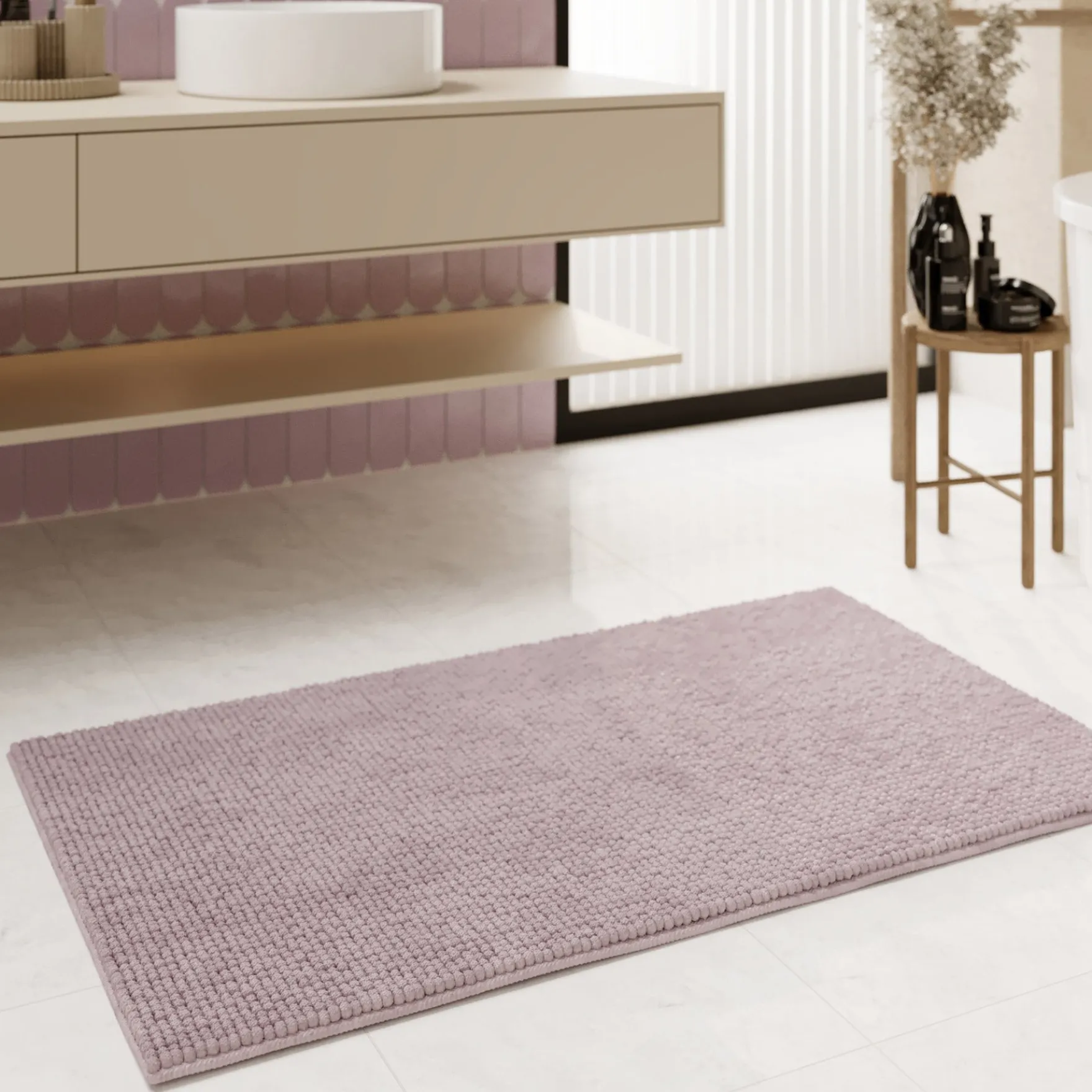 Badteppich Rosa "Balu" WECONhome Basics