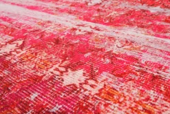 Badteppich Rot Orange Vintage 