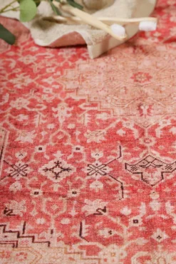 Badteppich Rot Vintage Oriental "Polaroid" WECONhome