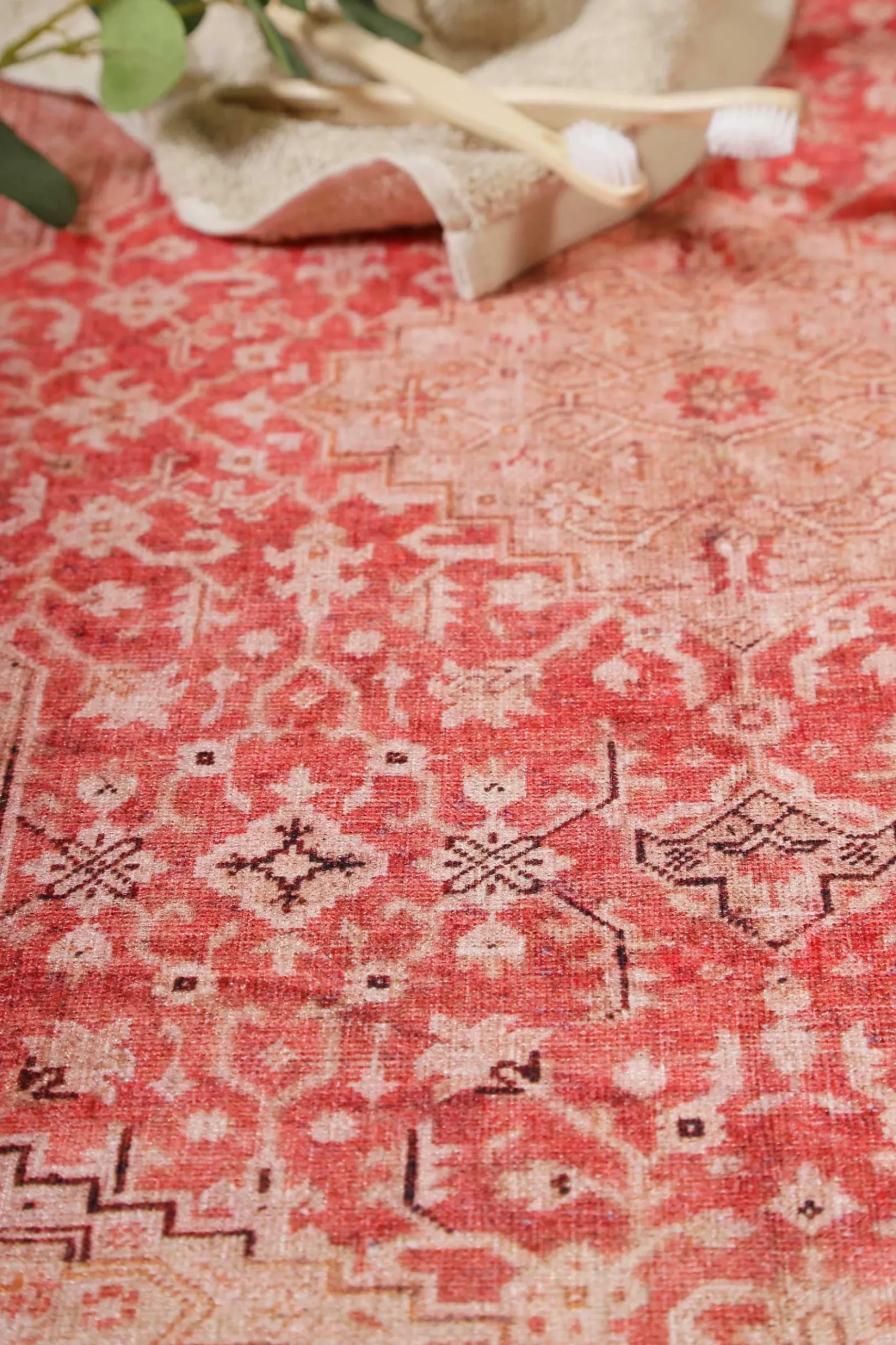 Badteppich Rot Vintage Oriental "Polaroid" WECONhome