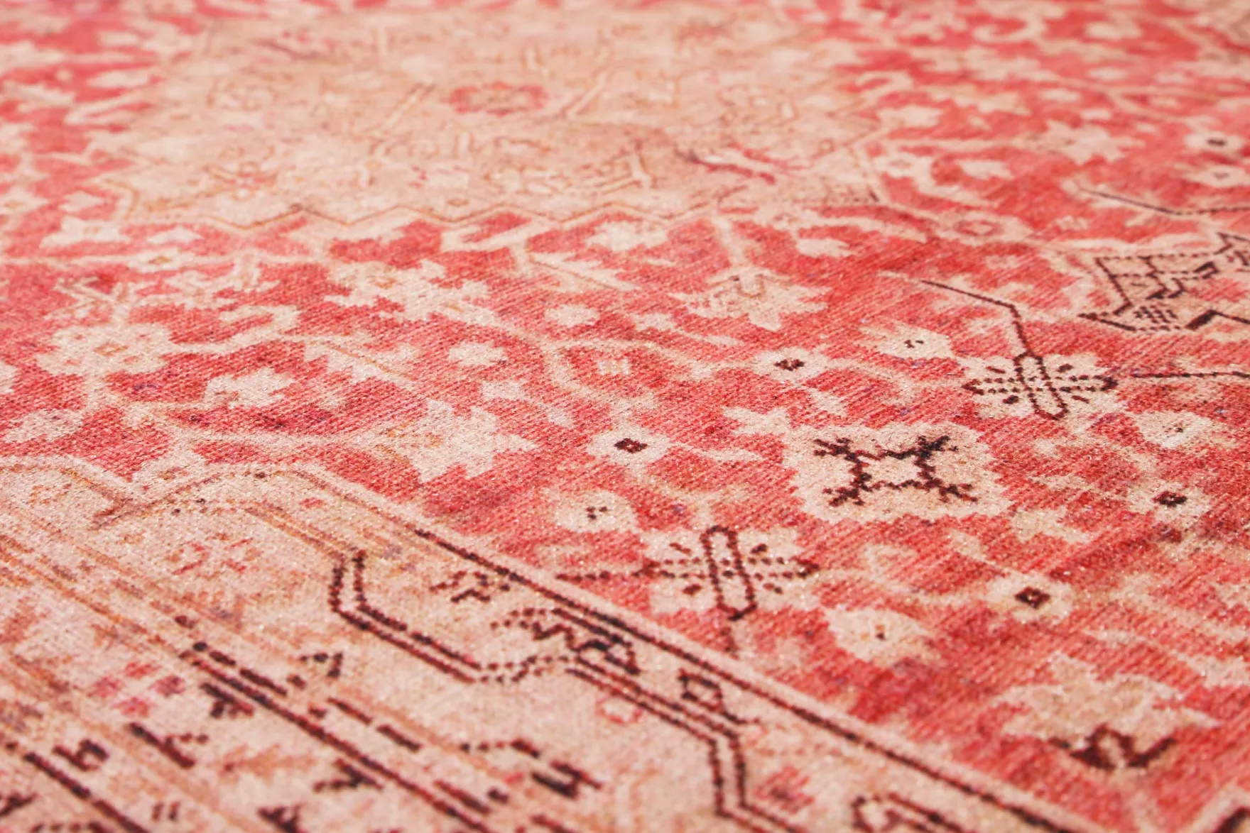 Badteppich Rot Vintage Oriental "Polaroid" WECONhome