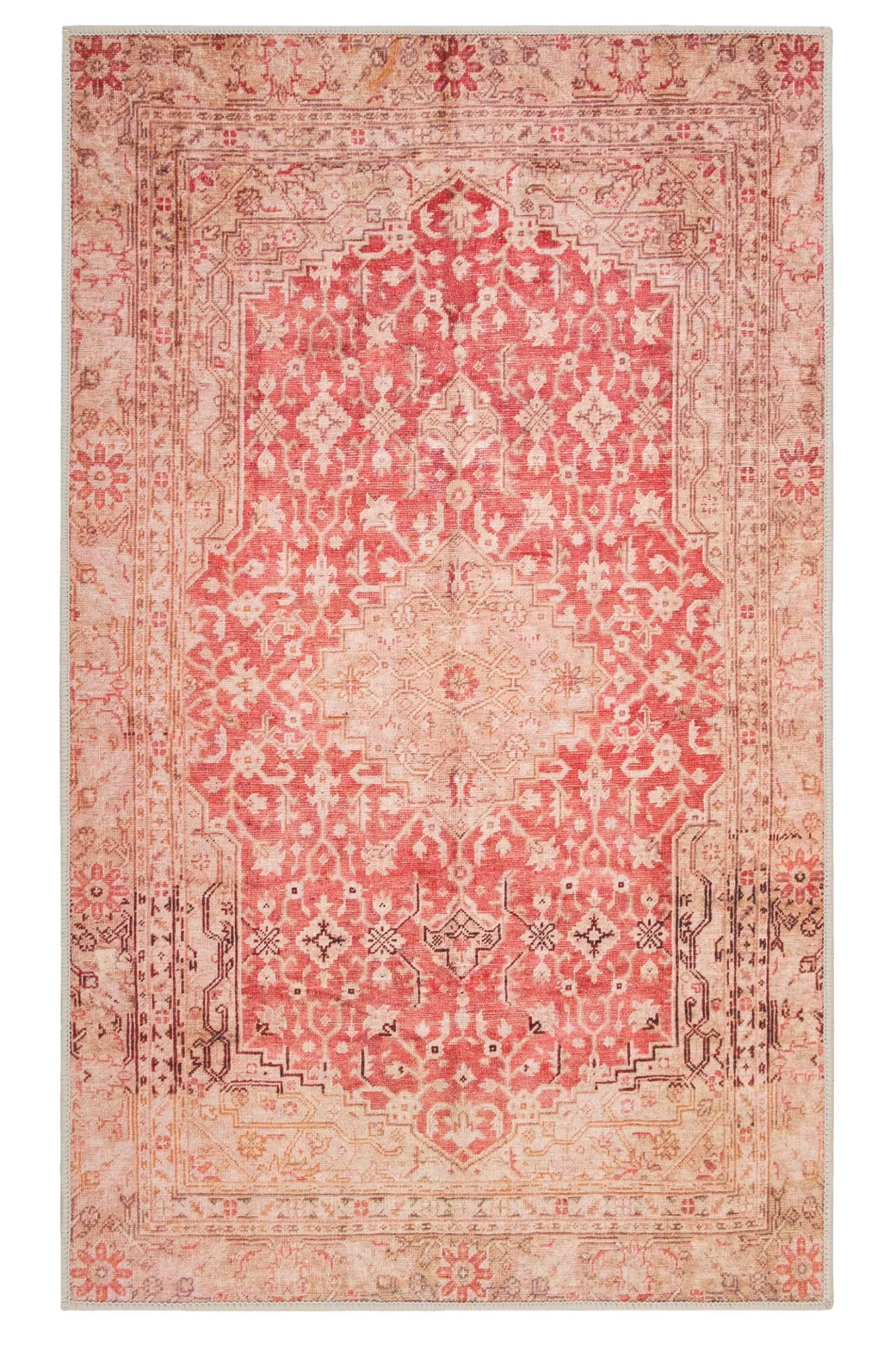 Badteppich Rot Vintage Oriental "Polaroid" WECONhome