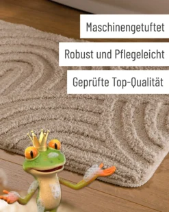 Badteppich Sand Beige