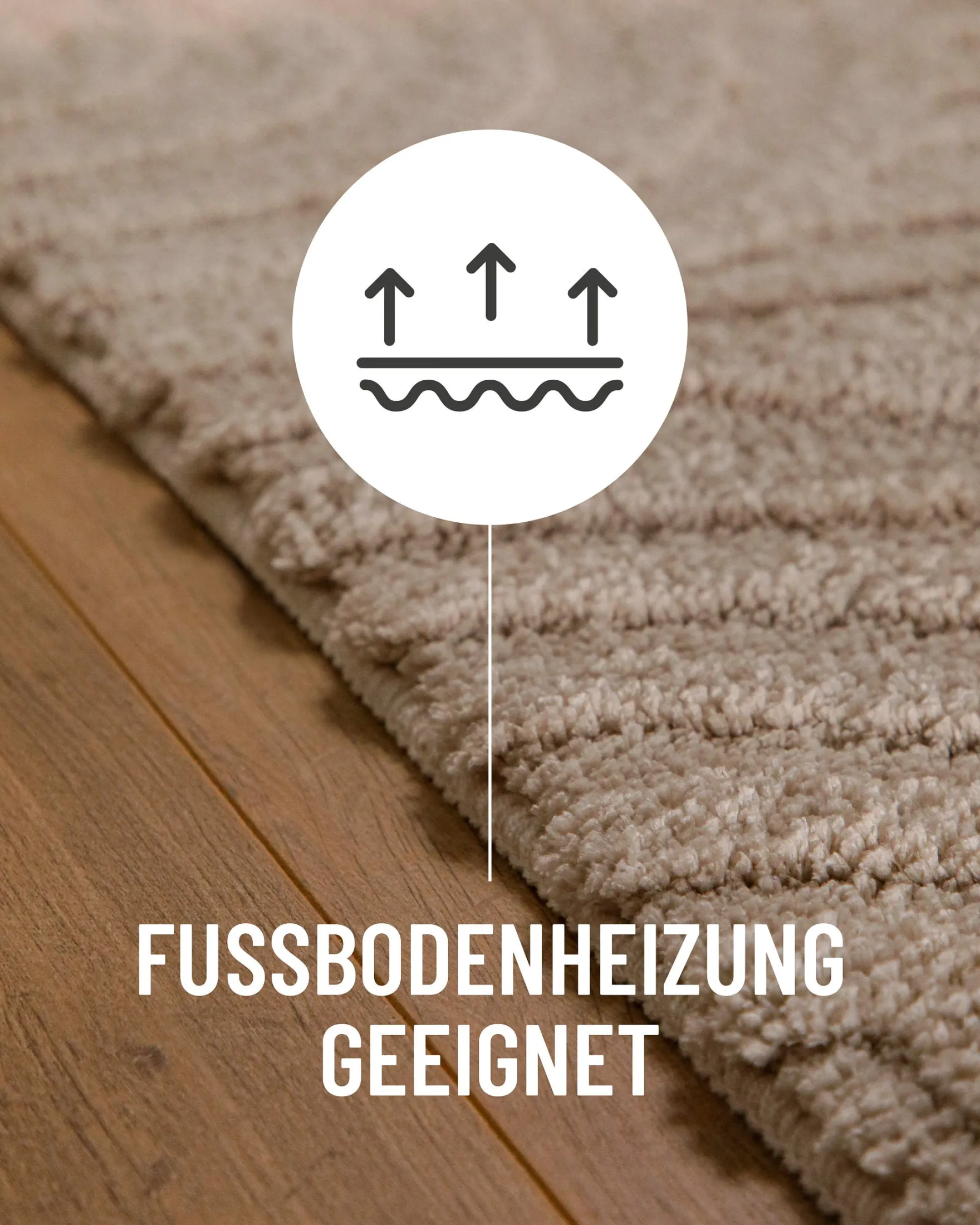 Badteppich Sand Beige "Fiete" WECONhome