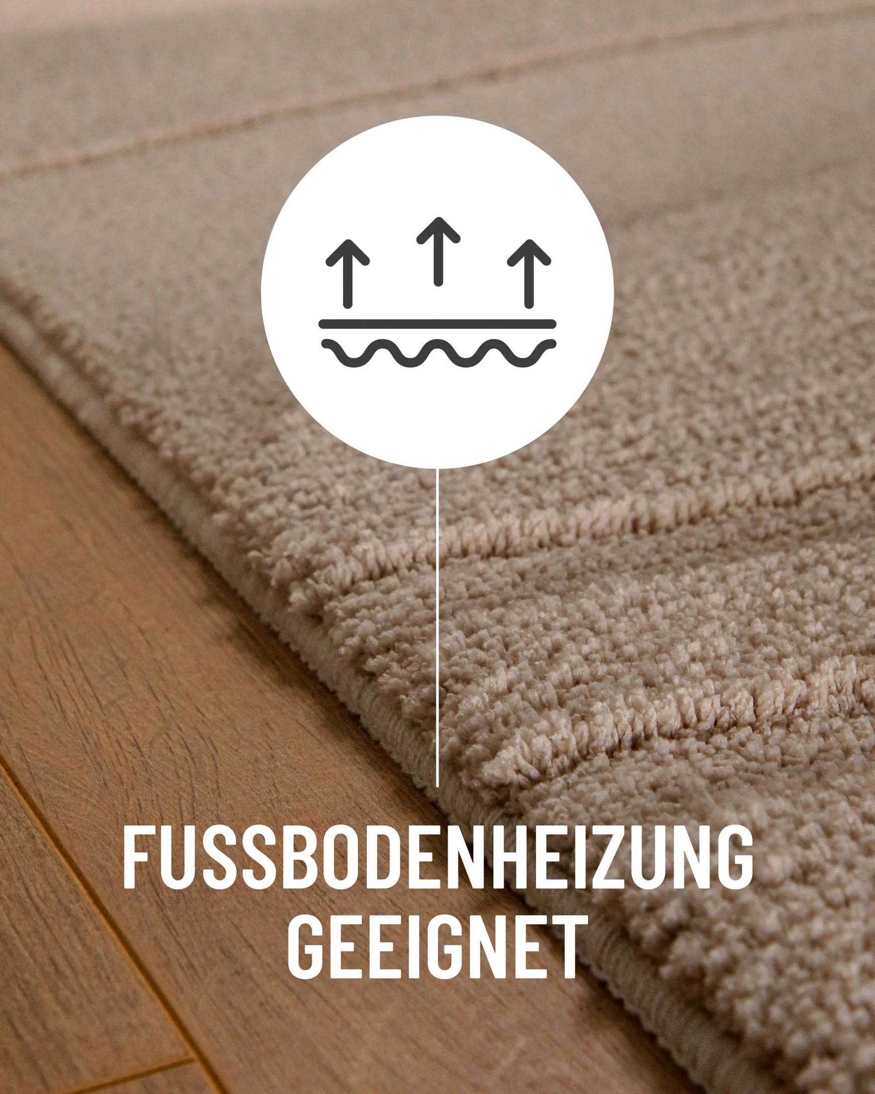 Badteppich Sand Beige "Marc" WECONhome