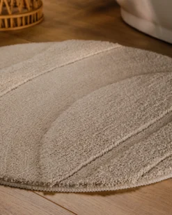 Badteppich Sand Beige