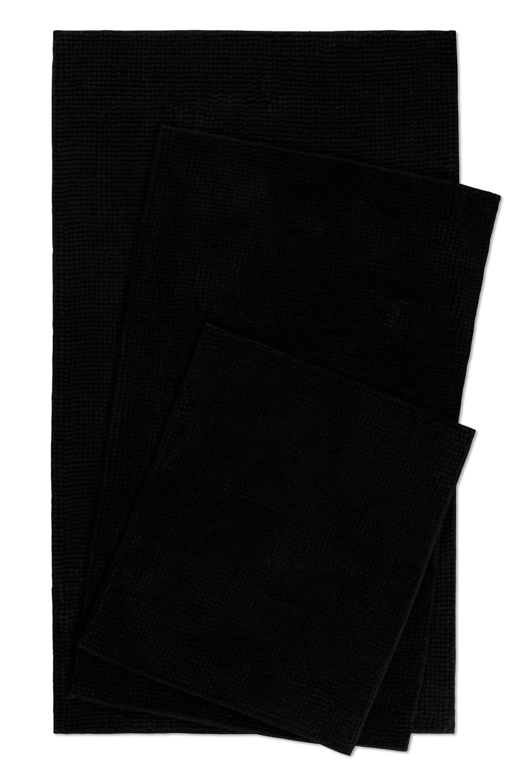 Badteppich Schwarz "Balu" WECONhome Basics