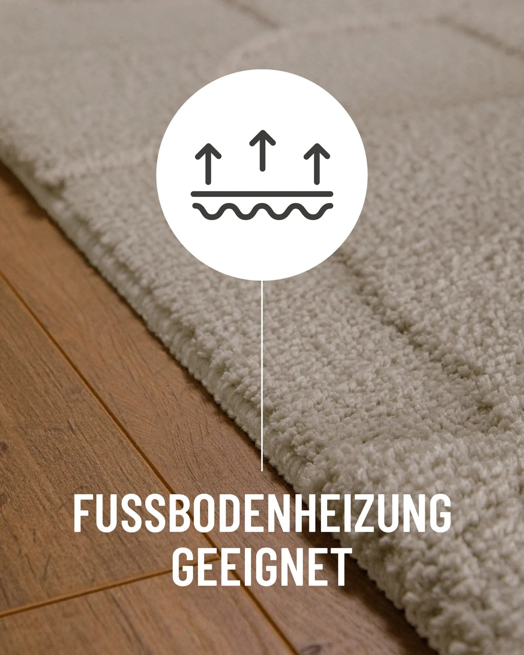 Badteppich Seiden Grau "Davie" WECONhome