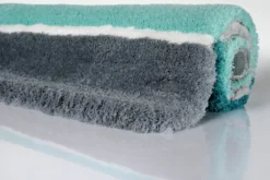 Badteppich Türkis Blau