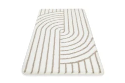 Badteppich Weiß Beige