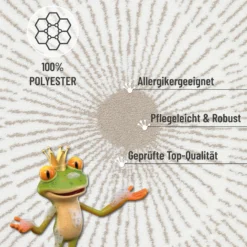 Badteppich Weiß Beige