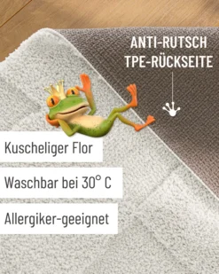 Badteppich Weiß 