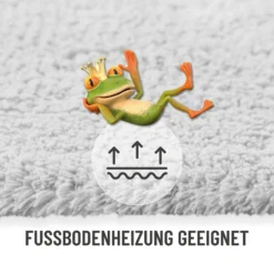 Badteppich Weiß