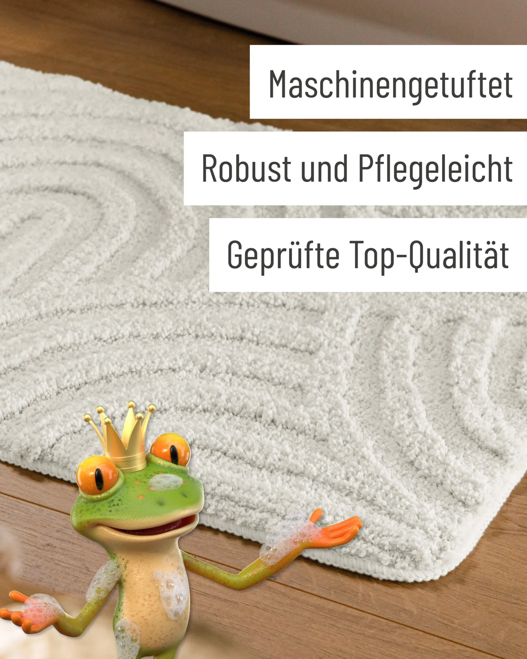 Badteppich Weiß "Fiete" WECONhome