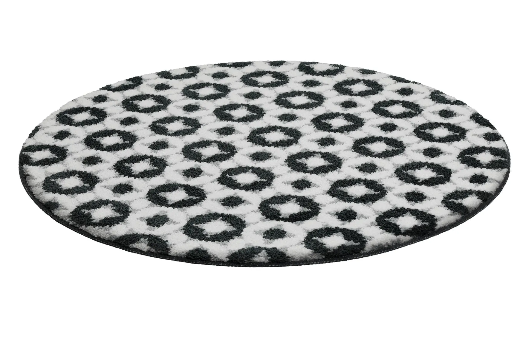 Badteppich Weiß Grau "J&J" WECONhome Basics