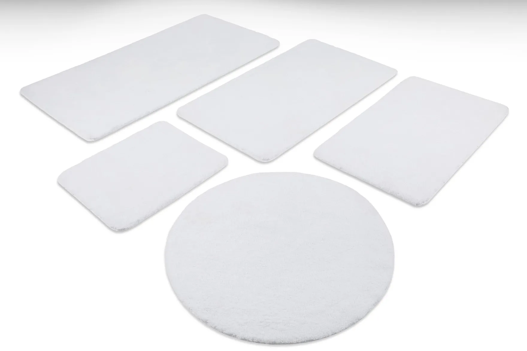 Badteppich Weiß "Joris" WECONhome Basics
