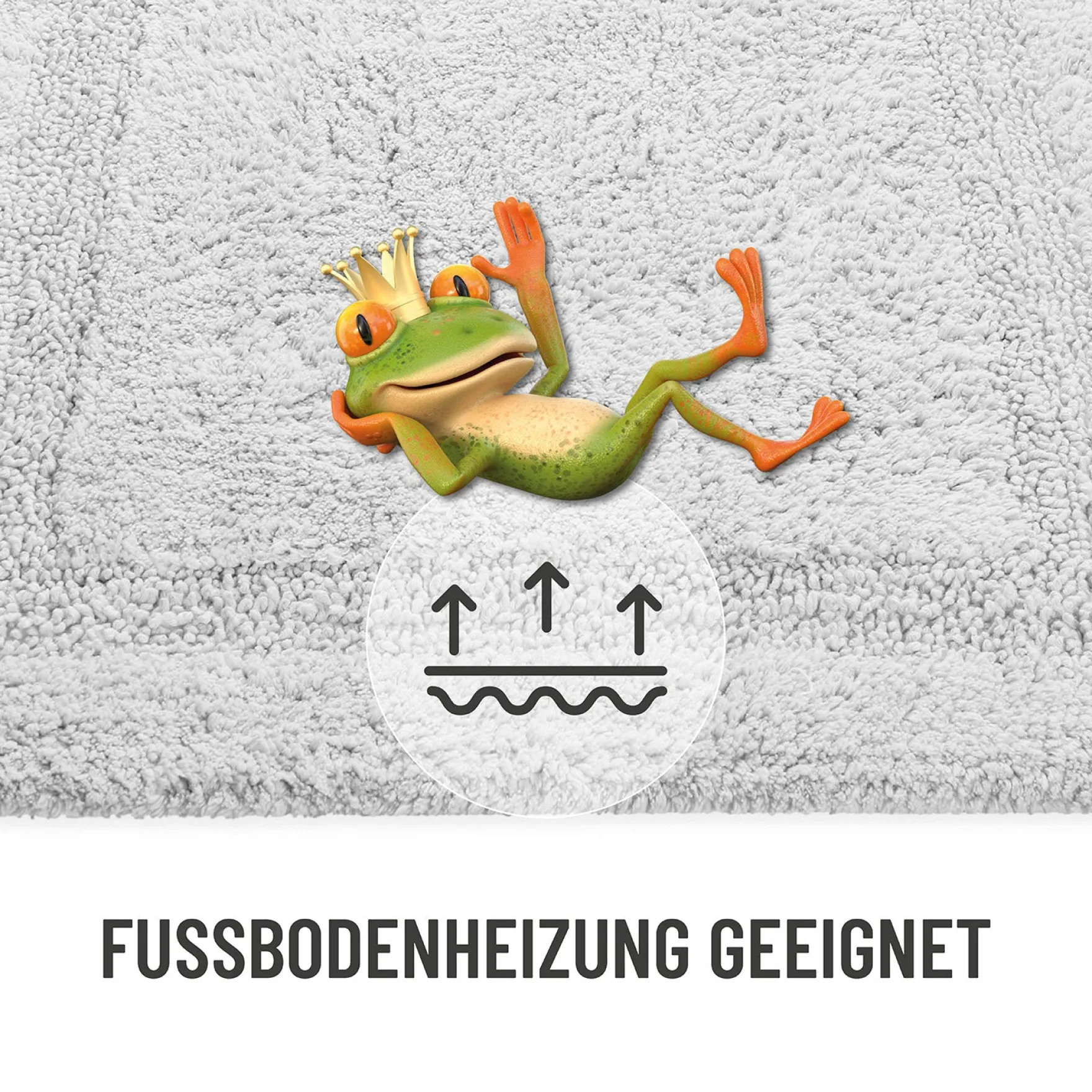 Badteppich Weiß "Knut" WECONhome Basics