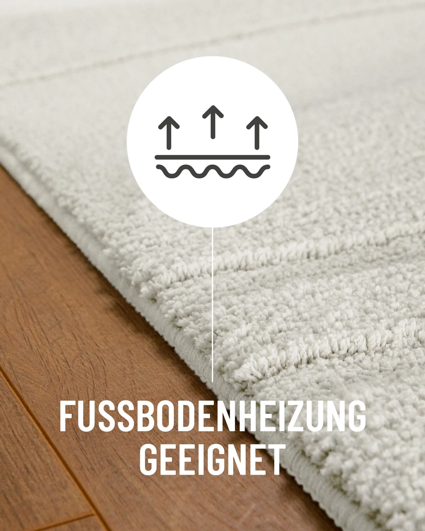 Badteppich Weiß "Marc" WECONhome
