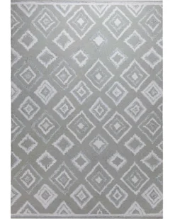 Berber-Raute in Salbei - Handtuft Wolle 160 x 230 cm